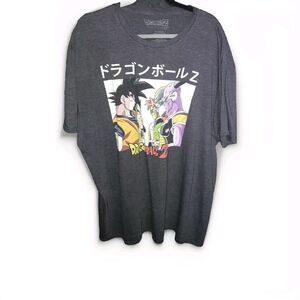 Dragon Ball Z T-shirt 3XL Goku Ginyu‎ Force Gray Short Sleeve Graphic Tee Men's